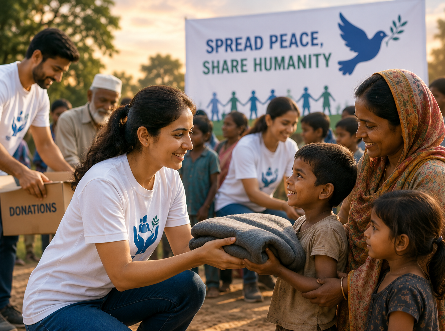 Spread Peace, Share Humanity